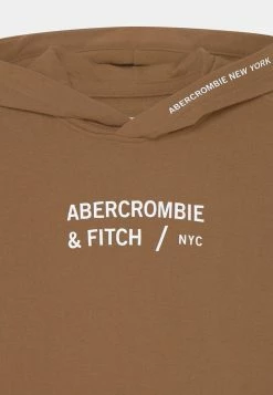 Abercrombie & Fitch OVERT LOGO - Sweatshirt - Brown -Abercrombie & Fitch Shop 0063760f4b06410393cfc3406626d9c8