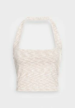 Abercrombie & Fitch BARE SEAMLESS HALTER TANK SPACE - Top - Beige -Abercrombie & Fitch Shop 019e47239fda4875a2ac0f0829dba506