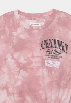 Abercrombie & Fitch CORE LOGO TEE PATTERN - Print T-shirt - Pink -Abercrombie & Fitch Shop 04f4b9762a82418082a7023fe1863a5d