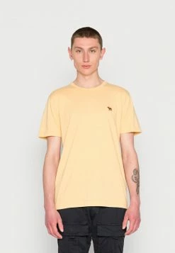 Abercrombie & Fitch Basic T-shirt - Yellow Dd