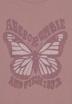 Abercrombie & Fitch GRAPHIC CREW - Sweatshirt - Pink -Abercrombie & Fitch Shop 07bebc6d5df2439ea6134460a276a893