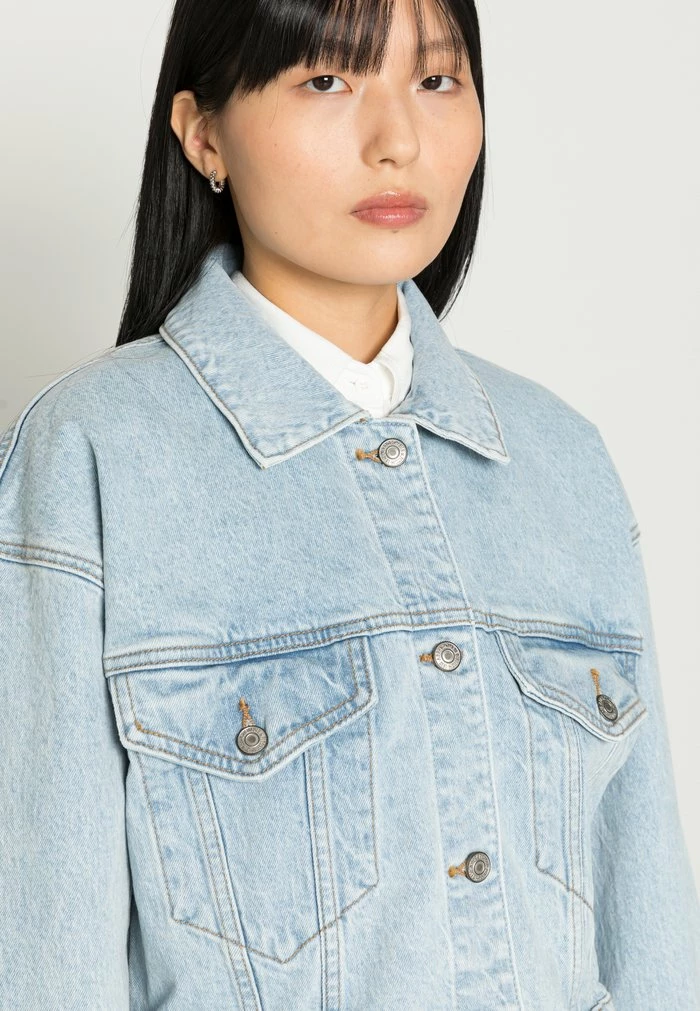 Abercrombie & Fitch JACKET - Denim Jacket - Light Marble 5 Abercrombie & Fitch JACKET - Denim Jacket - Light Marble - Image 5