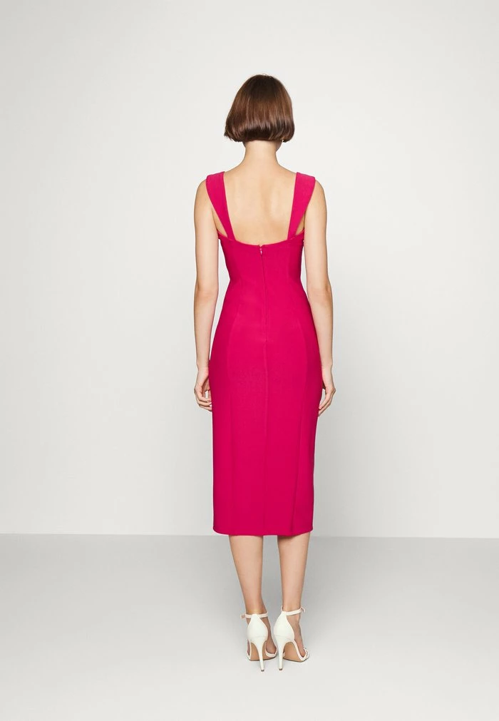 Abercrombie & Fitch WIDE STRAP CORSET MIDI DRESS - Cocktail Dress / Party Dress - Granta 3 Abercrombie & Fitch WIDE STRAP CORSET MIDI DRESS - Cocktail Dress / Party Dress - Granta - Image 3