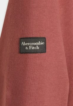 Abercrombie & Fitch ESSENTIAL - Sweatshirt - Red -Abercrombie & Fitch Shop 089b66472a314a86aa8a0080944fae84