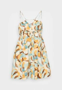 Abercrombie & Fitch CINCH FRONT STRAPPY BABYDOLL - Day Dress - Abstract