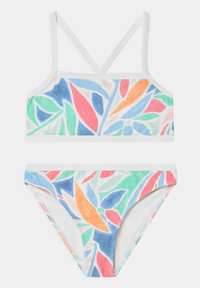 Abercrombie & Fitch COLORBLOCK BANDEAU PATTERN SET - Bikini - Blue/multi-coloured 1 Abercrombie & Fitch COLORBLOCK BANDEAU PATTERN SET - Bikini - Blue/multi-coloured