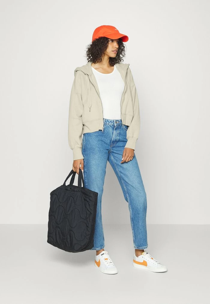 Abercrombie & Fitch SHARKBITE HOODED - Zip-up Sweatshirt - Cement Off White 2 Abercrombie & Fitch SHARKBITE HOODED - Zip-up Sweatshirt - Cement Off White - Image 2