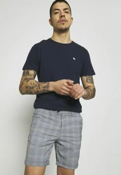 Abercrombie & Fitch CREW 3 PACK - Basic T-shirt - Navy -Abercrombie & Fitch Shop 0c50cb09684042fe80c77652c7319d50