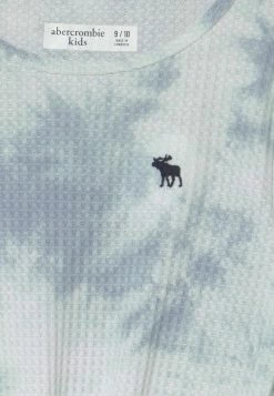 Abercrombie & Fitch BEST BACK WAFFLE TIE FRONT MOOST HAVE LIAB - Long Sleeved Top - Blue -Abercrombie & Fitch Shop 0c8018d73c1e4b1a89abbeaf9e04c651