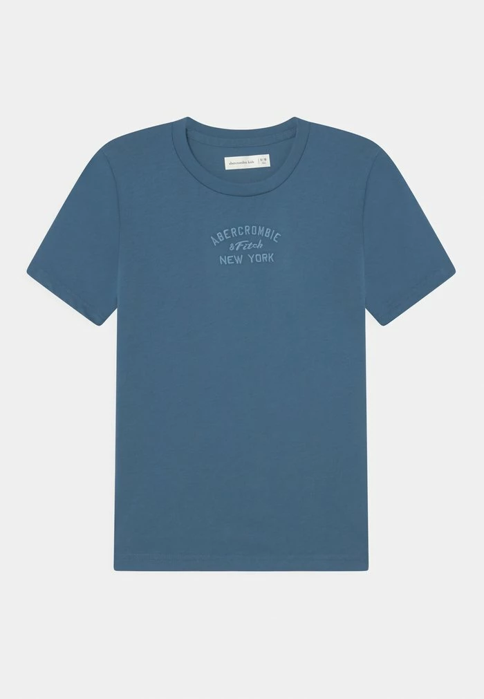 Abercrombie & Fitch TECH LOGO - Print T-shirt - Blue 1 Abercrombie & Fitch TECH LOGO - Print T-shirt - Blue