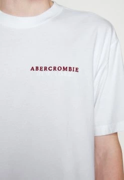 Abercrombie & Fitch TREND LOGO - Print T-shirt - White -Abercrombie & Fitch Shop 0d20fd8eefcf470dabeed172702fe581