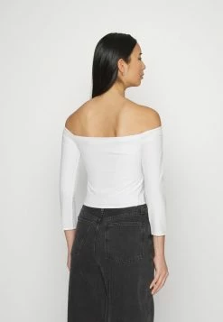 Abercrombie & Fitch CHASE SLIM PARTY - Blouse - White -Abercrombie & Fitch Shop 0e313d4d9fd1473589ff621ce17d9184