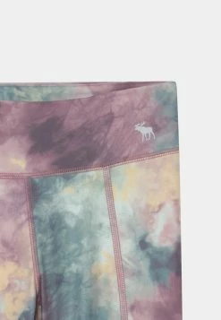 Abercrombie & Fitch ACTIVE - Leggings - Trousers - Purple/off-white -Abercrombie & Fitch Shop 0fbfe13e10c640dc81b47b2e11d88cd2