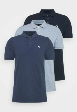 Abercrombie & Fitch CROSS CHEST TECH 3 PACK - Polo Shirt - Blue Heather/bering Sea/navy -Abercrombie & Fitch Shop 0ff7dbf41a3e4f69a1697b5f602e6415