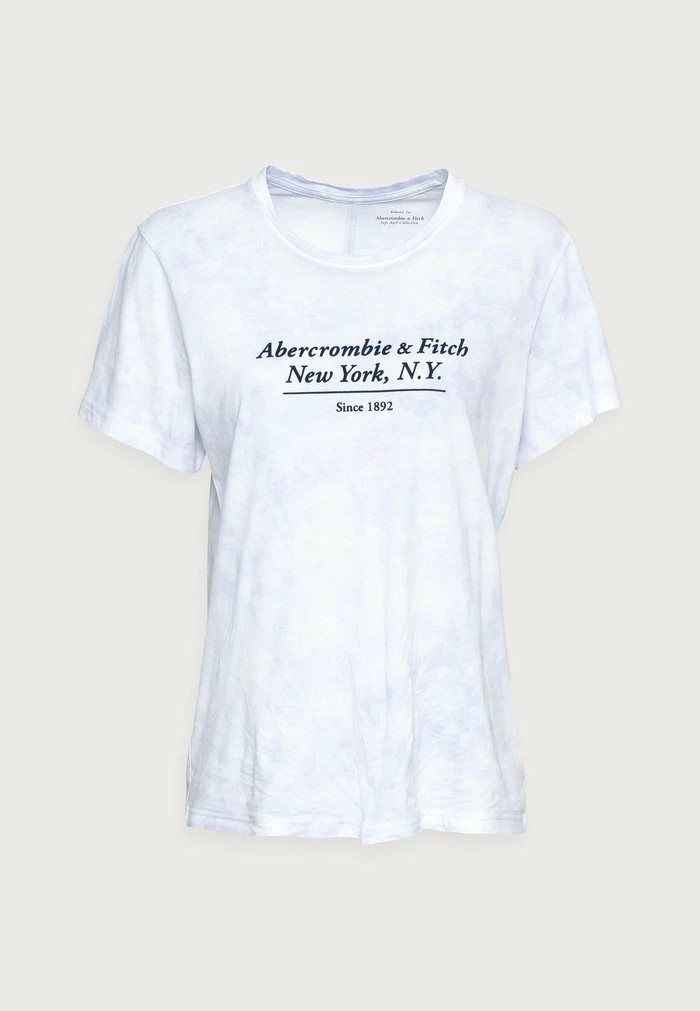 Abercrombie & Fitch RELAXED - Print T-shirt - Light Blue 5 Abercrombie & Fitch RELAXED - Print T-shirt - Light Blue - Image 5