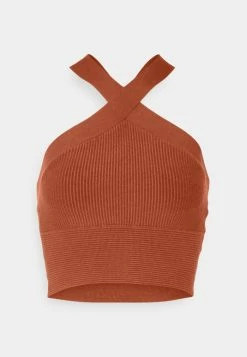 Abercrombie & Fitch OTTOMAN HALTER TANK - Top - Rustic Brown -Abercrombie & Fitch Shop 11c25d5f3e5a44c38d71335250170375