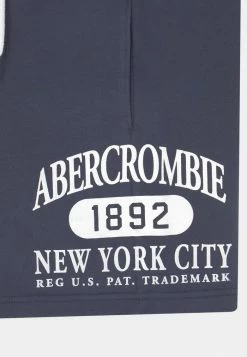 Abercrombie & Fitch MAR OVERT LOGO ABOVE THE KNEE - Shorts - Blue -Abercrombie & Fitch Shop 11e2935b213d4e2d9417617f5955b20e