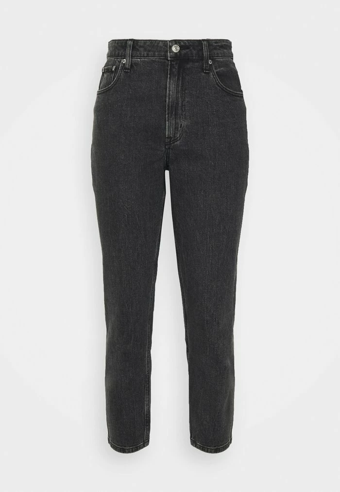 Abercrombie & Fitch CLEAN CURVY MOM - Relaxed Fit Jeans - Black 4 Abercrombie & Fitch CLEAN CURVY MOM - Relaxed Fit Jeans - Black - Image 4