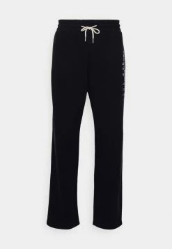 Abercrombie & Fitch LARGE SCALE STRAIGHT LEG - Tracksuit Bottoms - Casual Black -Abercrombie & Fitch Shop 143e6532903742a08bc09c57e35aedf9