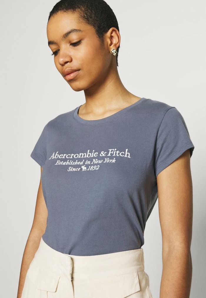 Abercrombie & Fitch LONG LIFE 3 PACK - Print T-shirt - White/blue/pink 7 Abercrombie & Fitch LONG LIFE 3 PACK - Print T-shirt - White/blue/pink - Image 7