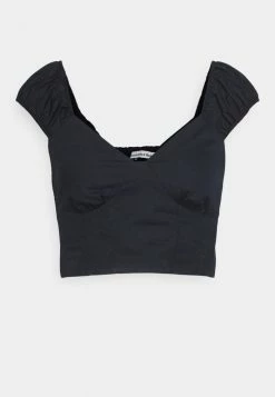 Abercrombie & Fitch CORSET DETAIL FASHION - Blouse - Black 12 Abercrombie & Fitch CORSET DETAIL FASHION - Blouse - Black -Abercrombie & Fitch Shop 15b24c14e11241ea89738d0c62f79a34