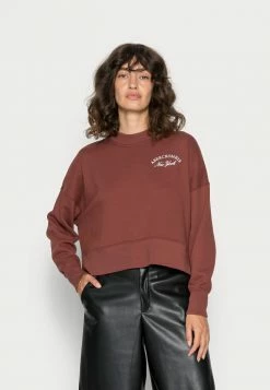 Abercrombie & Fitch UPPER TIER LOGO - Sweatshirt - Hot Chocolate