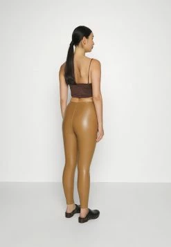 Abercrombie & Fitch CLASSIC - Leggings - Trousers - Tan -Abercrombie & Fitch Shop 1746da39625248b2995c25d946166c8e