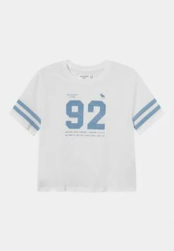 Abercrombie & Fitch SPORTY TEE - Print T-shirt - White