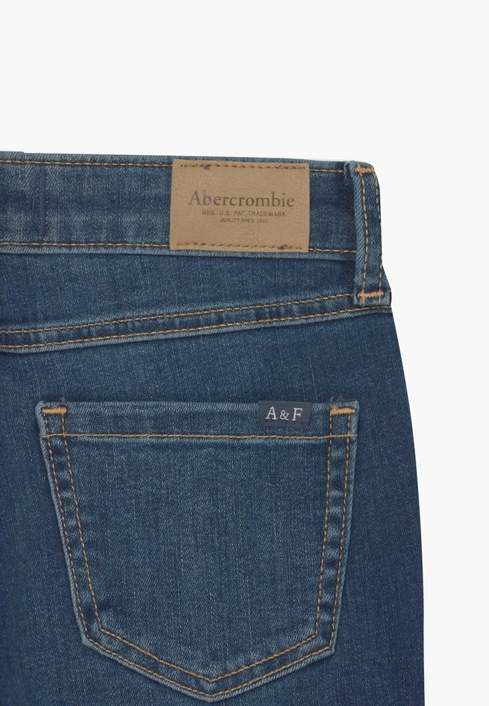 Abercrombie & Fitch Straight Leg Jeans - Dark Shred 3 Abercrombie & Fitch Straight Leg Jeans - Dark Shred - Image 3