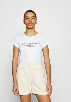 Abercrombie & Fitch LONG LIFE 3 PACK - Print T-shirt - White/blue/pink 12 Abercrombie & Fitch LONG LIFE 3 PACK - Print T-shirt - White/blue/pink -Abercrombie & Fitch Shop 1940c71dac8944ffbb6b0d3e62e6da7c