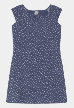 Abercrombie & Fitch KEYHOLE DRESS - Jersey Dress - Navy