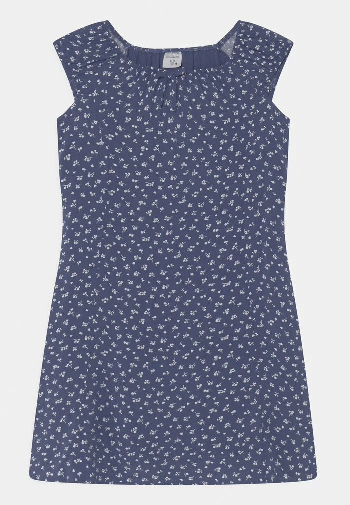 Abercrombie & Fitch KEYHOLE DRESS - Jersey Dress - Navy 1 Abercrombie & Fitch KEYHOLE DRESS - Jersey Dress - Navy