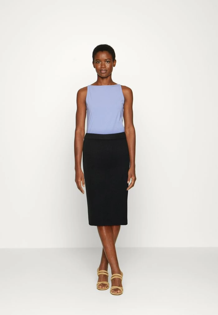 Abercrombie & Fitch CHASE MIDI - A-line Skirt - Black 2 Abercrombie & Fitch CHASE MIDI - A-line Skirt - Black - Image 2