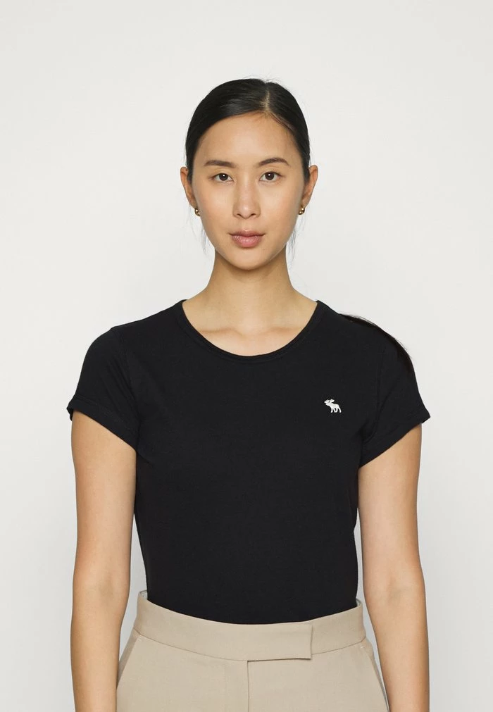 Abercrombie & Fitch 5 PACK - Basic T-shirt - White/tan/rose/blue/black 4 Abercrombie & Fitch 5 PACK - Basic T-shirt - White/tan/rose/blue/black - Image 4