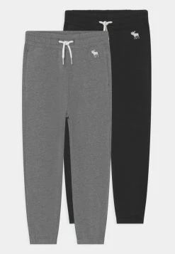 Abercrombie & Fitch ICON 2 PACK - Tracksuit Bottoms - Textured Grey/anthracite