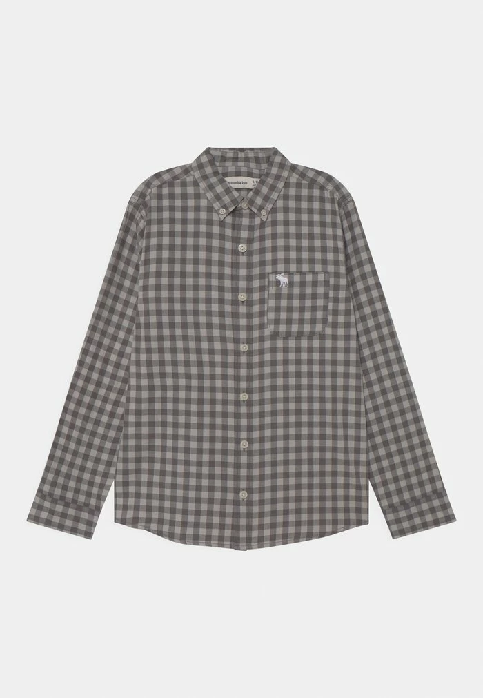 Abercrombie & Fitch PREPPY PATTERN - Shirt - White Gingham 1 Abercrombie & Fitch PREPPY PATTERN - Shirt - White Gingham
