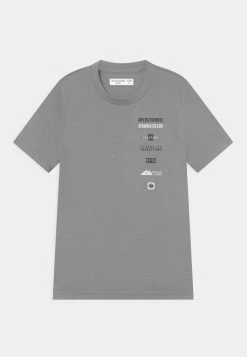 Abercrombie & Fitch PRINT LOGO - Print T-shirt - Grey