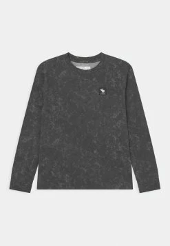 Abercrombie & Fitch Long Sleeved Top - Black Scrunch