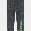Abercrombie & Fitch ACTIVE AIRKNIT TAPER PATTERN - Tracksuit Bottoms - Black