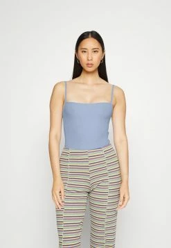 Abercrombie & Fitch BARE NOTCH TANK - Top - Blue
