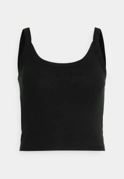 Abercrombie & Fitch RIB BIND TANK - Top - Black -Abercrombie & Fitch Shop 1ed26dd3ebc84d9ab4d9770d4d295d4a