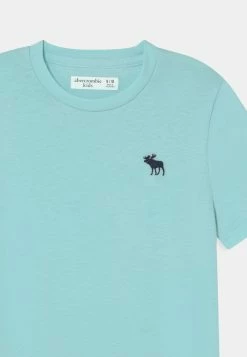 Abercrombie & Fitch CREW 3 PACK - Basic T-shirt - Shadow Lime/clearwater/sky Captain -Abercrombie & Fitch Shop 1ee3fc199cc94383a27d92fc0a429154