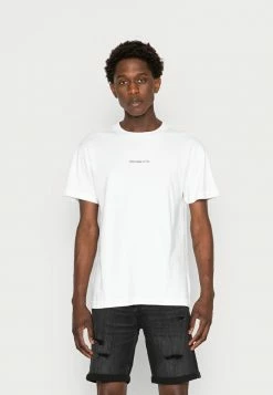 Abercrombie & Fitch SMALLSCALE PROUD LOGO - Basic T-shirt - White