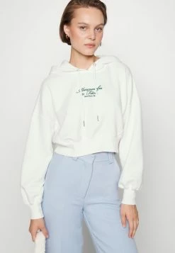 Abercrombie & Fitch LOGO VINTAGE WEDGE - Sweatshirt - Cloud Dancer -Abercrombie & Fitch Shop 203daeb8a2884b6daa280f8c90510972