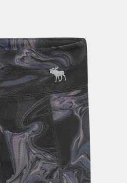 Abercrombie & Fitch CHAIN ACTIVE - Leggings - Trousers - Dark Marble -Abercrombie & Fitch Shop 226363679adb4da7aebb96a9d463ee7a