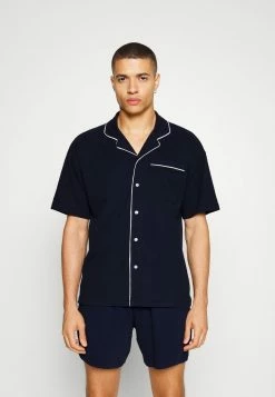 Abercrombie & Fitch PAJAMA SLEEP SET - Pyjamas - Navy