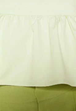 Abercrombie & Fitch FLUTTER CINCH FRONT FAUX FASHION - Basic T-shirt - Green 13 Abercrombie & Fitch FLUTTER CINCH FRONT FAUX FASHION - Basic T-shirt - Green -Abercrombie & Fitch Shop 24307485c3984726bcc2b1420555d512