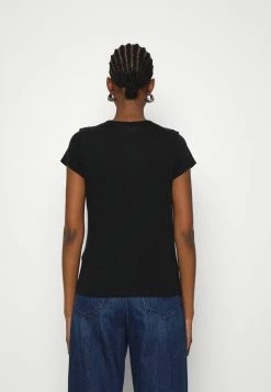 Abercrombie & Fitch ICON CREW NECK TEE - Basic T-shirt - Black -Abercrombie & Fitch Shop 24341cd7c08a41bf96d8d8563daa1a90