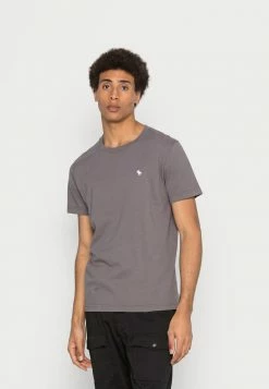 Abercrombie & Fitch ESSENTIAL 5er MULTIPACK NEUTRAL - Basic T-shirt - White/beige/heather/grey/black -Abercrombie & Fitch Shop 24972a1720654414af3dd112677701ed