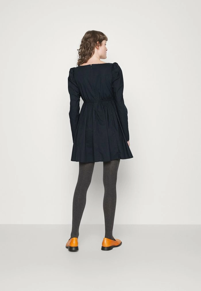 Abercrombie & Fitch BABYDOLL MINI - Jumper Dress - Black Beauty 3 Abercrombie & Fitch BABYDOLL MINI - Jumper Dress - Black Beauty - Image 3